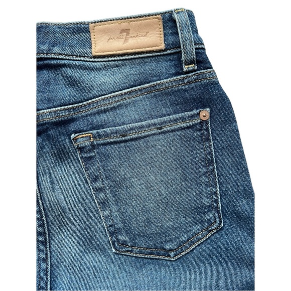 Seven 7 For All Mankind Luxe Vintage The Ankle Skinny Jeans Size 25 - Picture 3 of 9